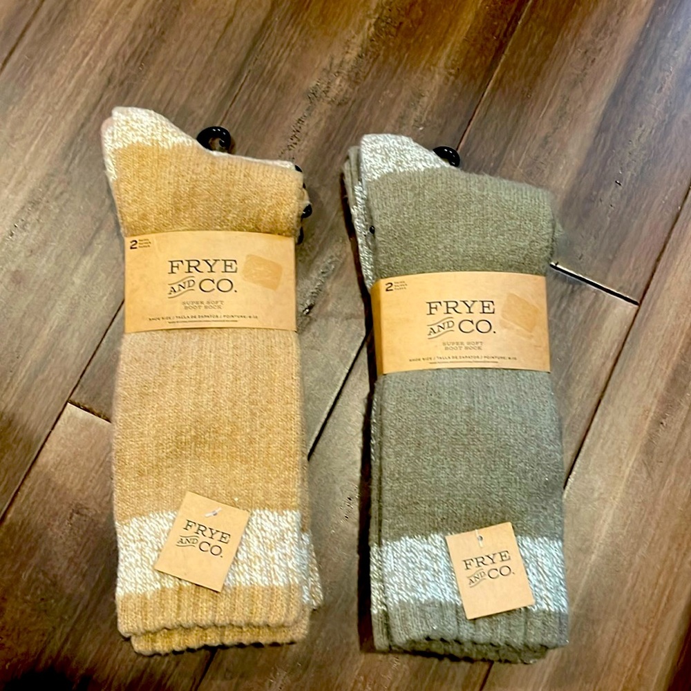 Brand New Frye and CO Super Soft Boot Sock